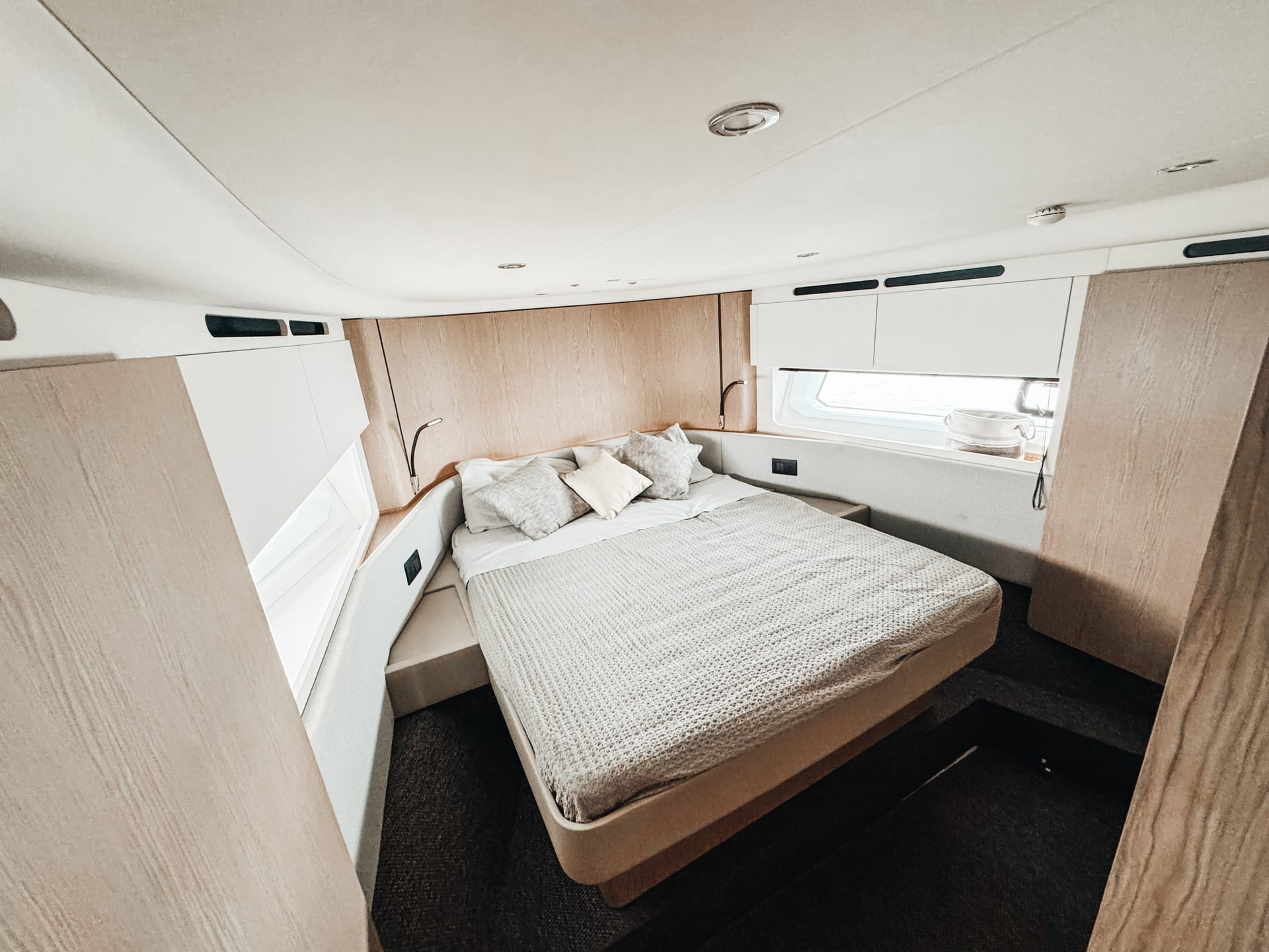 Sea Shell — Bugkabine mit Doppelbett